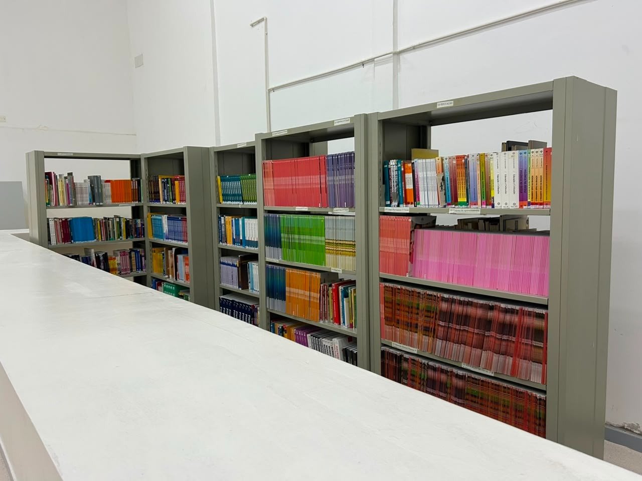 Materiais bibliográficos disponíveis para consulta na biblioteca do ISPRL
